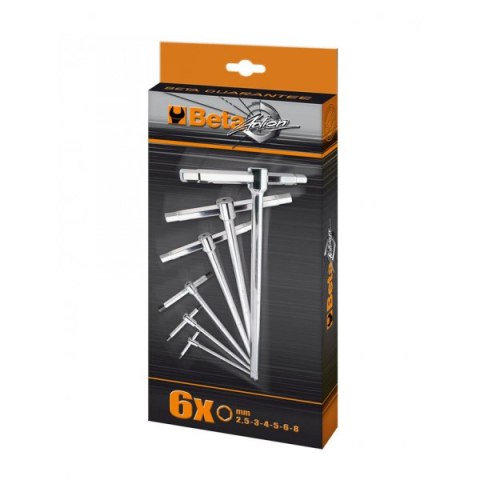 Komplet KLUCZY TRZPIENIOWYCH TYP. T 6SZT