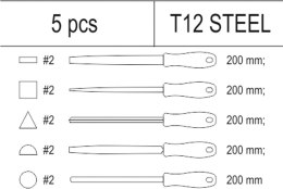 WKŁAD DO SZUFLADY ZESTAW PILNIKÓW 5CZ