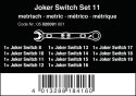 ZESTAW KLUCZY PŁASKO-OCZKOWYCH 6001 JOKER SWITCH 11 SZT.