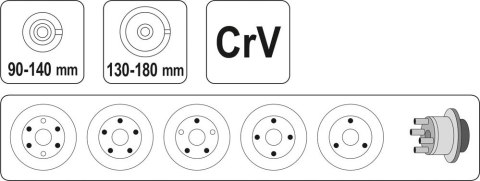ŚCIĄGACZ TARCZ I BĘBNÓW UNIWERSALNY