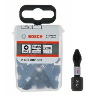BIT, GROT, KOŃCÓWKA PH2 25MM IMP 25PCS