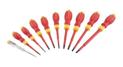 ZESTAW WKRĘTAKÓW VDE 10SZT 2PZ+5SL+TESTER
