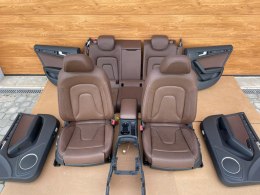 AUDI A5 8T LIFT SportBack KOMPLET FOTELI grzane pamięc BRĄZ