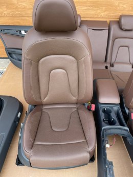 AUDI A5 8T LIFT SportBack KOMPLET FOTELI grzane pamięc BRĄZ