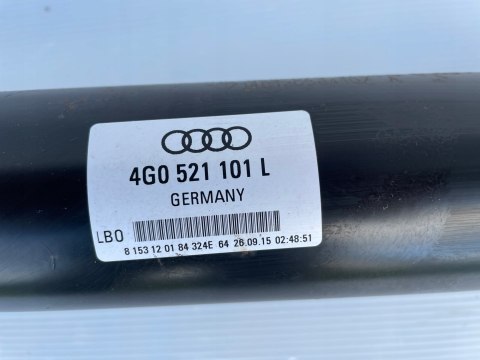 Audi A6 C7 A7 (4G) Wał napędowy kardana Oryginał 4G0521101L