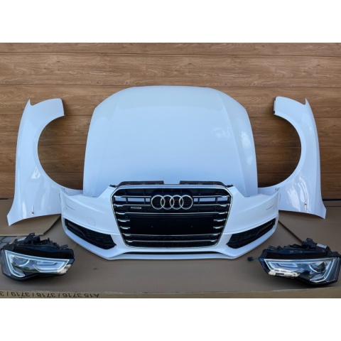 Maska, zderzak, błotnik Audi A5 8T Lift S-line LY9C kompletny przód