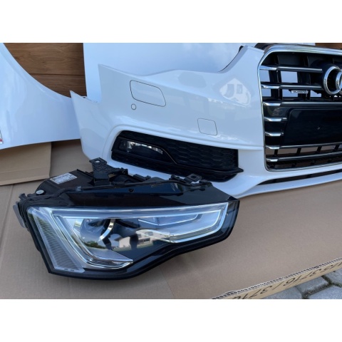 Maska, zderzak, błotnik Audi A5 8T Lift S-line LY9C kompletny przód