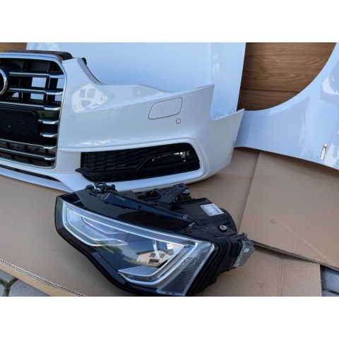 Maska, zderzak, błotnik Audi A5 8T Lift S-line LY9C kompletny przód