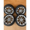 Oryginalne felgi Audi A5 8T 18 + opony Dunlop Sport Maxx GT – komplet OEM