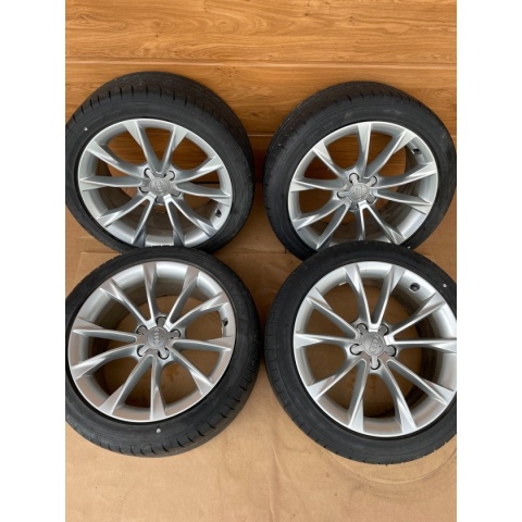 Oryginalne felgi Audi A5 8T 18 + opony Dunlop Sport Maxx GT – komplet OEM