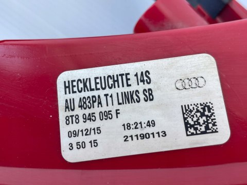 AUDI A5 8T LIFT komplet ORYGINALNYCH LAMP TYŁ LED