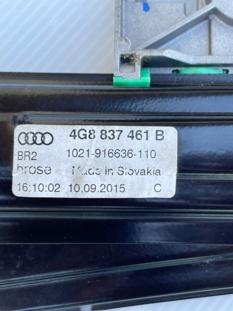 Audi A7 C7 Lift Oryginalny mechanizm szyby przód lewy 4G8837461B