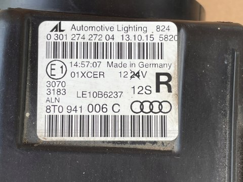 AUDI A5 8T LIFT MASKA ZDERZAK BŁOTNIK PAS LX1Y