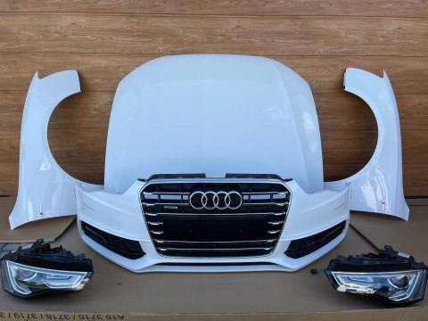 AUDI A5 8T LIFT MASKA ZDERZAK BŁOTNIK PAS S-LINE LY9C