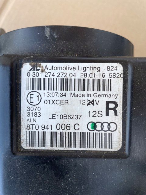 AUDI A5 8T LIFT MASKA ZDERZAK BŁOTNIK PAS S-LINE LY9C