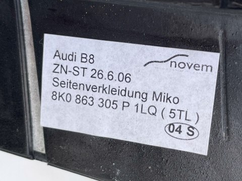 Audi A5 8T LIFT listwa ozdobna tunelu Piano oryginał dekor