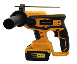 Akumulatorowa młoto-wiertarka w zestawie z akumulatorem i ładowarką AKU-1400W/20V-4Ah