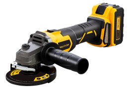 Akumulatorowa szlifierka kątowa 125mm w zestawie z akumulatorem i ładowarką AKU-125S/20V-4Ah