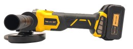Akumulatorowa szlifierka kątowa 125mm w zestawie z akumulatorem i ładowarką AKU-125S/20V-4Ah
