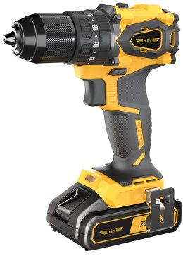 Akumulatorowa wiertarko - wkrętarka udarowa w zestawie z akumulatorem i ładowarką AKU-1710W/20V-2Ah