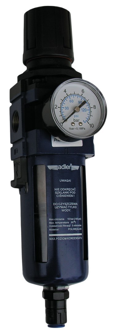 Filtr-reduktor 1/2" z automatycznym zaworem spustowym AD-4005FR