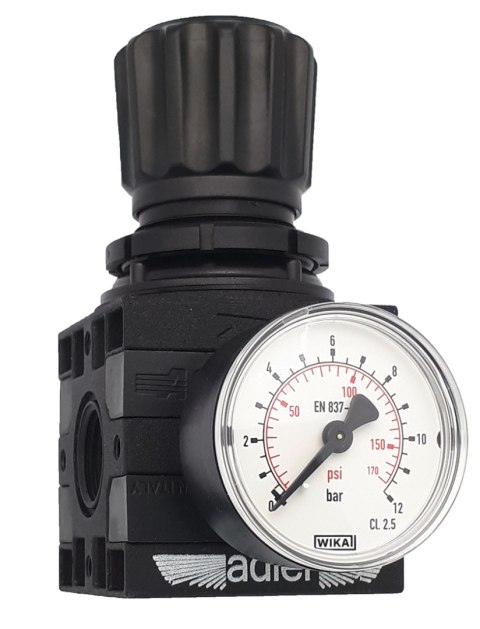 Reduktor MAXY 1/2" czarny korpus