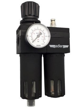 Reduktor filtr naolejacz MAXY 1/2" czarny korpus