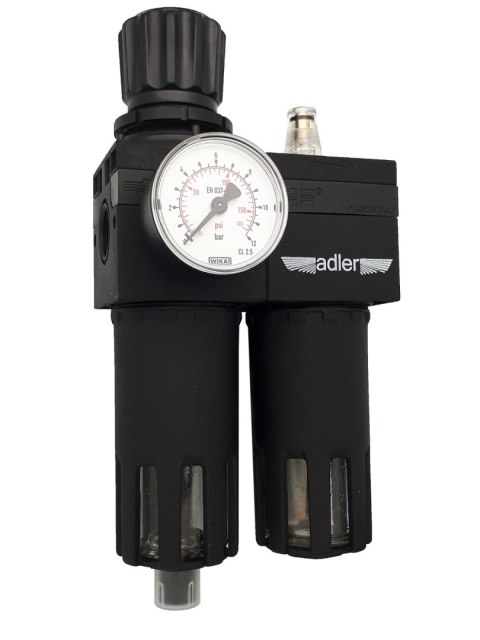 Reduktor filtr naolejacz MAXY 1/2" czarny korpus