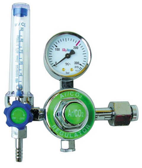 Reduktor gazu z rotametrem