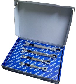 Zestaw - Klucze płasko-oczkowe LED z grzechotką