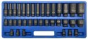 Zestaw nasadki udarowe 12-kątne Cr-Mo krótkie długie 1/2" 35szt AD-35KD/12
