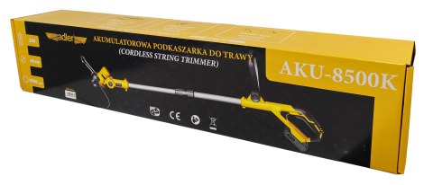 Akumulatorowa podkaszarka do trawy w zestawie z akumulatorem i ładowarką AKU-8500K/20V-4Ah
