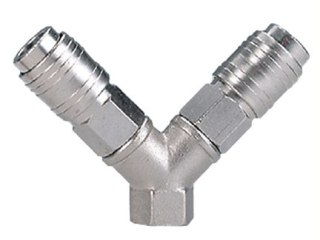 BLISTER dwójnik 1/4"W