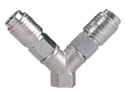 BLISTER dwójnik 1/4"W