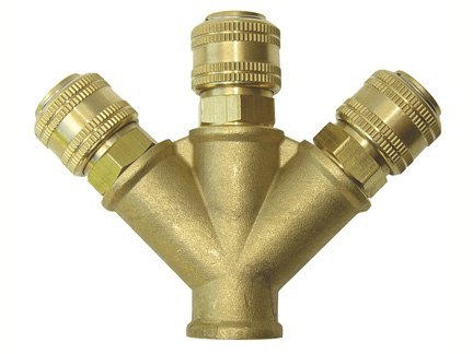 BLISTER trójnik 1/2" mosiężny