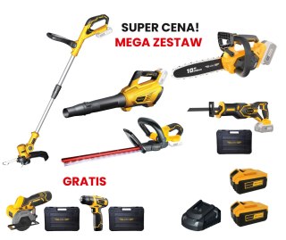 Mega Zestaw Narzędzi akumulatorowych - Zestaw nr 3