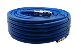 Przewód prosty 8mm PCV BLUE zbrojony ze złączami - 10m NOWOŚĆ