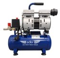 Sprężarka bezolejowa ADLER AD1100-6BO SILENT 230V – widok boczny