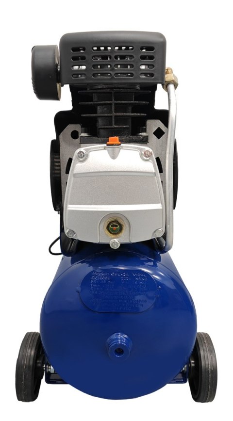 ADLER AD2020-25-8bar – widok tyłu kompresora (wersja z akcesoriami)