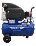Kompresor olejowy ADLER AD2020-25 230V 24L 8 bar – widok boczny