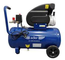 ADLER AD2050-50-8bar – sprężarka olejowa 50 l 230V, widok boczny