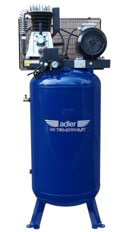 Sprężarka pionowa ADLER AD750-270V 270L 10 bar 400V – widok z przodu