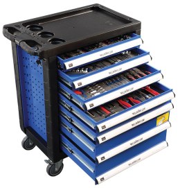 Wózek narzędziowy - 217 elementów