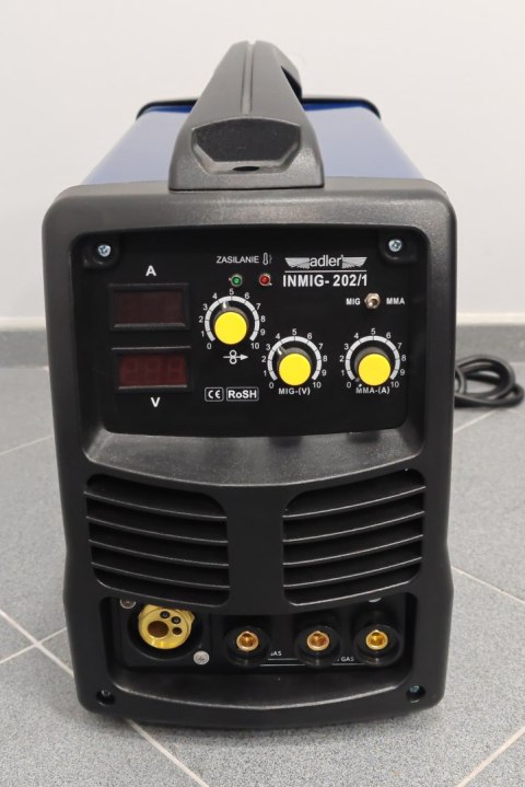 Zestaw - Półautomat spawalniczy z przyłbicą INMIG-202/1