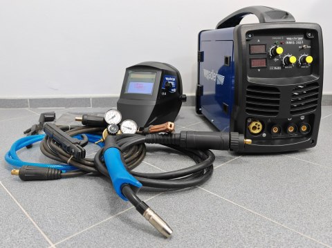 Zestaw - Półautomat spawalniczy z przyłbicą INMIG-202/1