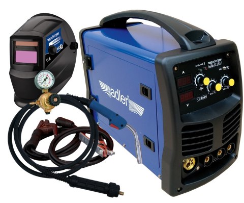 Zestaw - Półautomat spawalniczy z przyłbicą INMIG-252/1