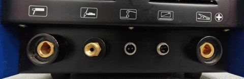 Zestaw - Spawarka inwertorowa z przyłbicą samościemniającą TIG AC/DC-200 PULSE