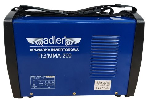 Zestaw - Spawarka inwertorowa z przyłbicą samościemniającą TIG/MMA-200
