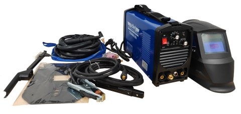 Zestaw - Spawarka inwertorowa z przyłbicą samościemniającą TIG/MMA-250