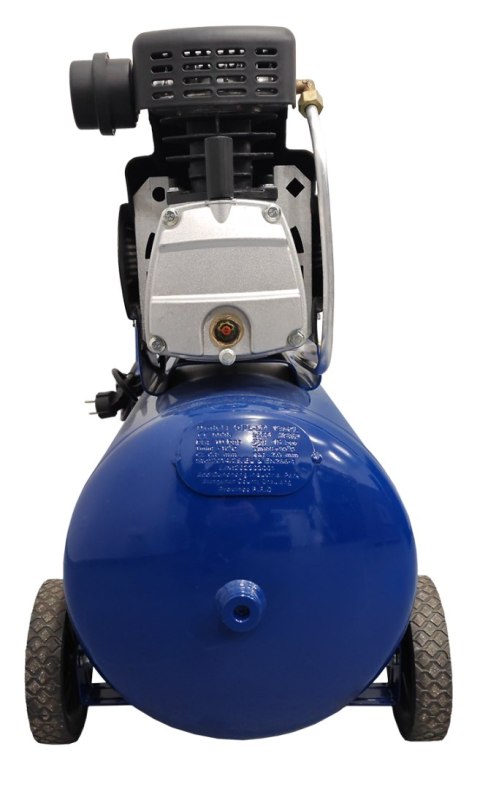 ADLER AD2050-50-8bar 230V – kompresor olejowy, widok tyłu (zestaw)